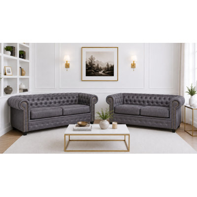 Haverly 3+2 Chesterfield Sofa Set