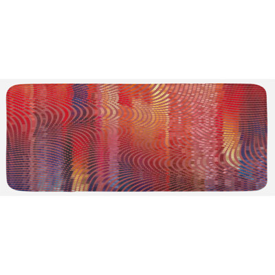 Tapis de cuisine abstrait
