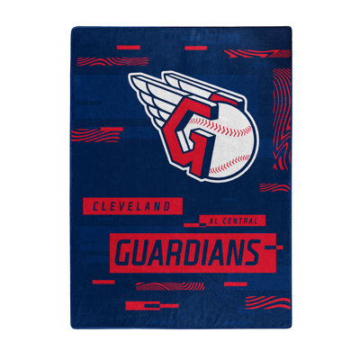 MLB Digitize Guardians Raschel Blanket