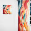 Jedrek Colorful Fantasy Mountain Landscape II - Rideau abstrait - Velours obscurcissant - 1 panneau-1305559445