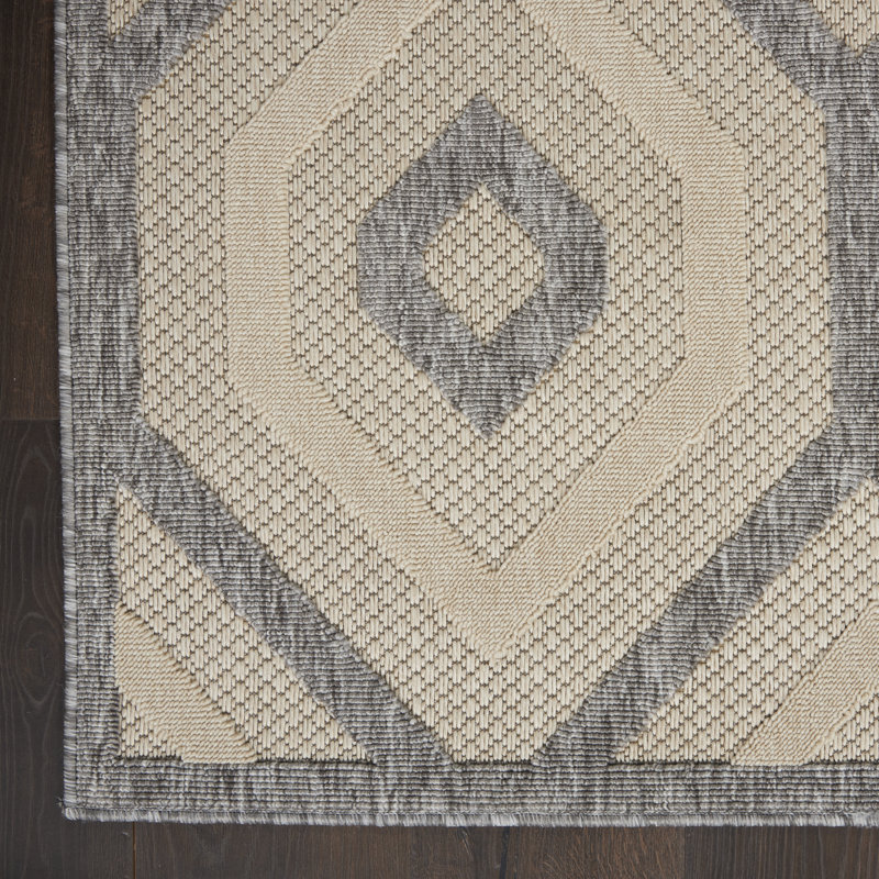 Cozumel Geometric Indoor / Outdoor Area Rug, Rectangle 160 x 221cm