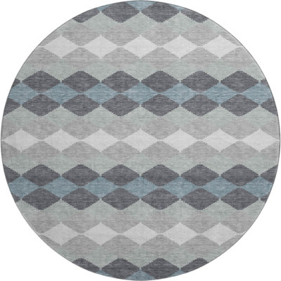 Premium Machine Washable Laclede AMF1007 Geometric Rug