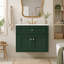 Meuble-lavabo mural 24 po avec évier pour rangement dans la salle de bain-809143948