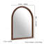 Miroir mural décoratif rond vintage en forme d'arche-159698420