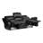 Double Reclining Sofa 1Pc Black Bonded Leather Match Solid Wood-1024266908