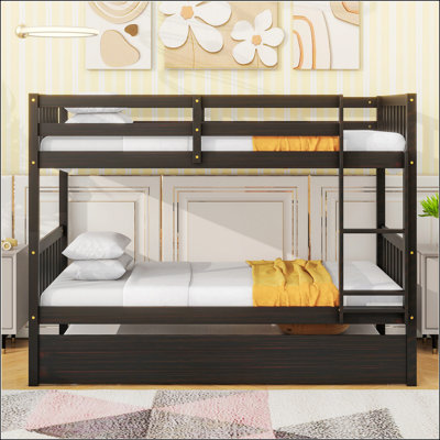 Twin Over Twin Bunk Bed With Trundle