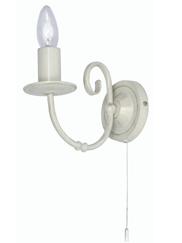 Bonifacio Painted Metal Candle Wall Light
