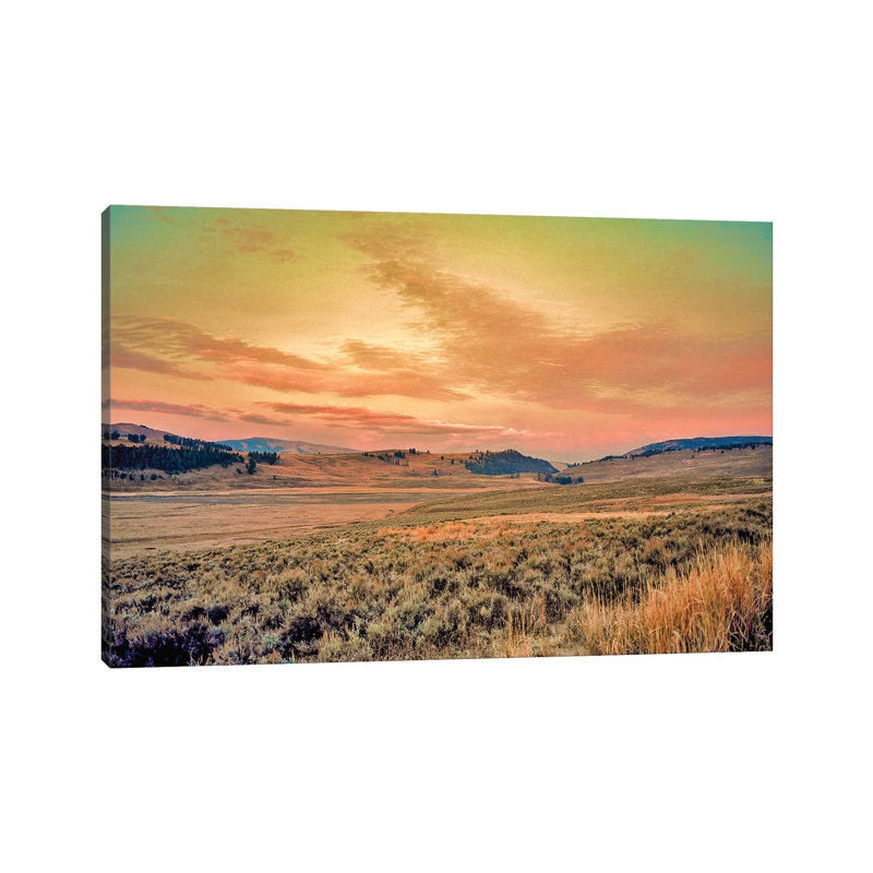 Yellowstone Sunrise by Joyce Combs - Wrapped Canvas Print, 66.04 cm H x 45.72 cm W x 3.175 cm D