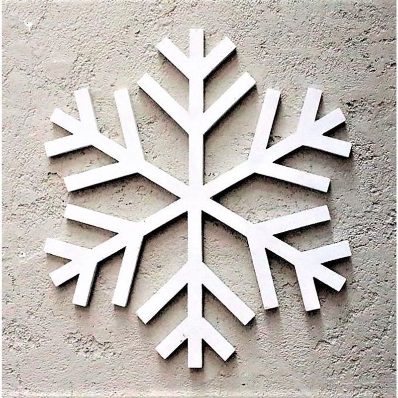 Décoration murale en bois, Blanc