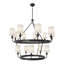William Chandelier - 14-Light Lacquered Burnished Brass-1000969537