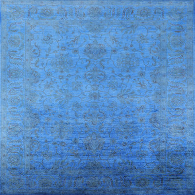 Tapis oriental bleu / gris Hysell