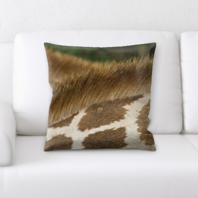 Wooton Giraffe Throw Pillow