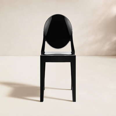 Ghost Stackable Patio Side Chair
