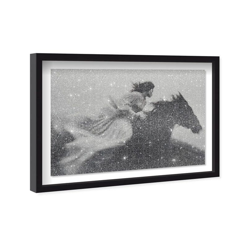Spirit In Motion Print by Oliver Gal, 11.5"H x 16.5"W, Black Shadowbox