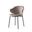 Holly Upholstered Armchair with Metal Frame-376479047-344469599