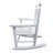 White Kids Rocking Chair - Indoor/Outdoor Durable Children's Chair-297579026