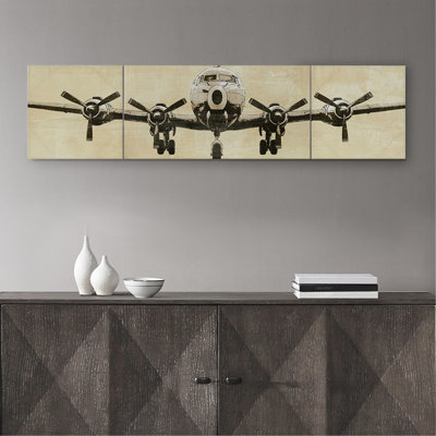 «3 Flight Time», impression sur toile - Apparence de l'avion