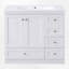 Ensemble de meuble-lavabo simple 36 po avec plateau en résine-1923645405