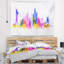 Superposition de silhouette new york tapisserie Cityscape-28485187