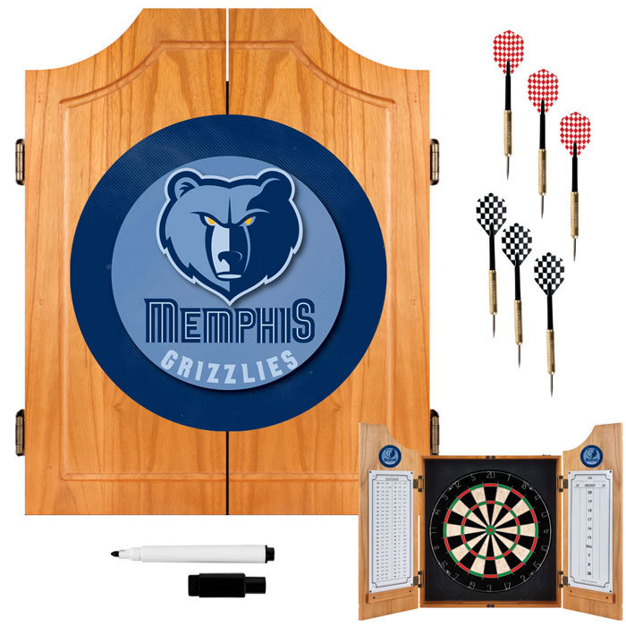 Ensemble de jeu de fléchettes et d'armoires Bristle, Grizzlies de Memphis