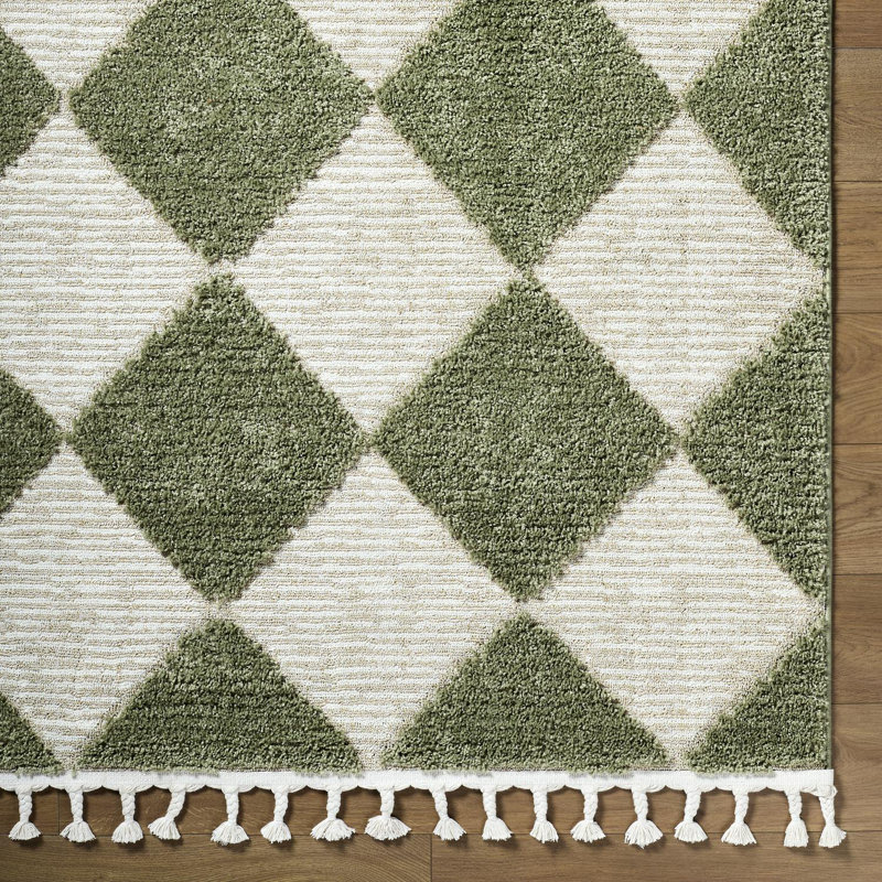 Nora Machine Woven Area Rug, Rectangle 6'6.7" x 9'0.3"