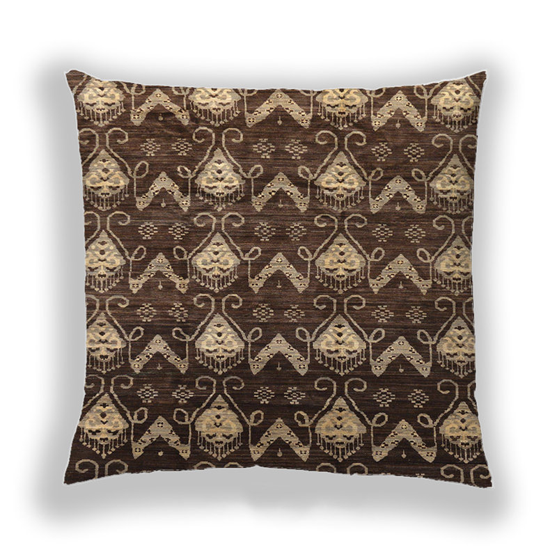 Abstract Reversible Throw Pillow, Microsuede