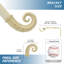 Tringle à rideaux simple réglable 1 po Bax-1693814962-1693814963