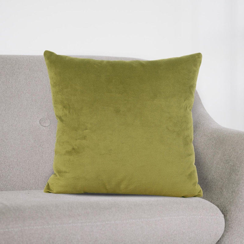 Throw Pillow, 20" H x 20" W x 4" D, Moss, Down Blend