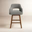 Tabouret de comptoir rembourré Lainey-104838745