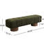 Banc en tissu Boucle, 300 lb, sans assemblage, Pleasant Seating - banc d'assemblage pour le salon et la salle à manger, structure en mousse de 11 po-1170751744