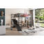 Lit mezzanine double en métal avec de multiples fonctionnalités pour optimiser l'espace-1019497222