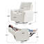 Fauteuil inclinable électrique pivotant pivotant 37 po 3 en 1-1304493119