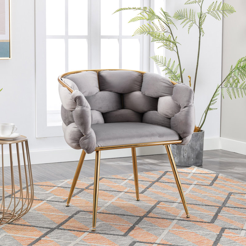 Chaise d'appoint Sereda Luxury Leisure, gris