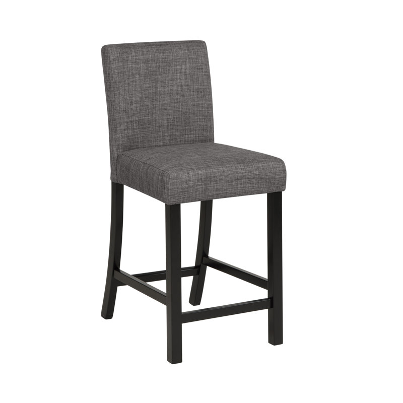 5-Piece Counter Height Square Dining Table Set with 4 Upholstered Chairs