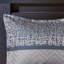 Ensemble d'édredon 7 pièces jacquard bleu marine