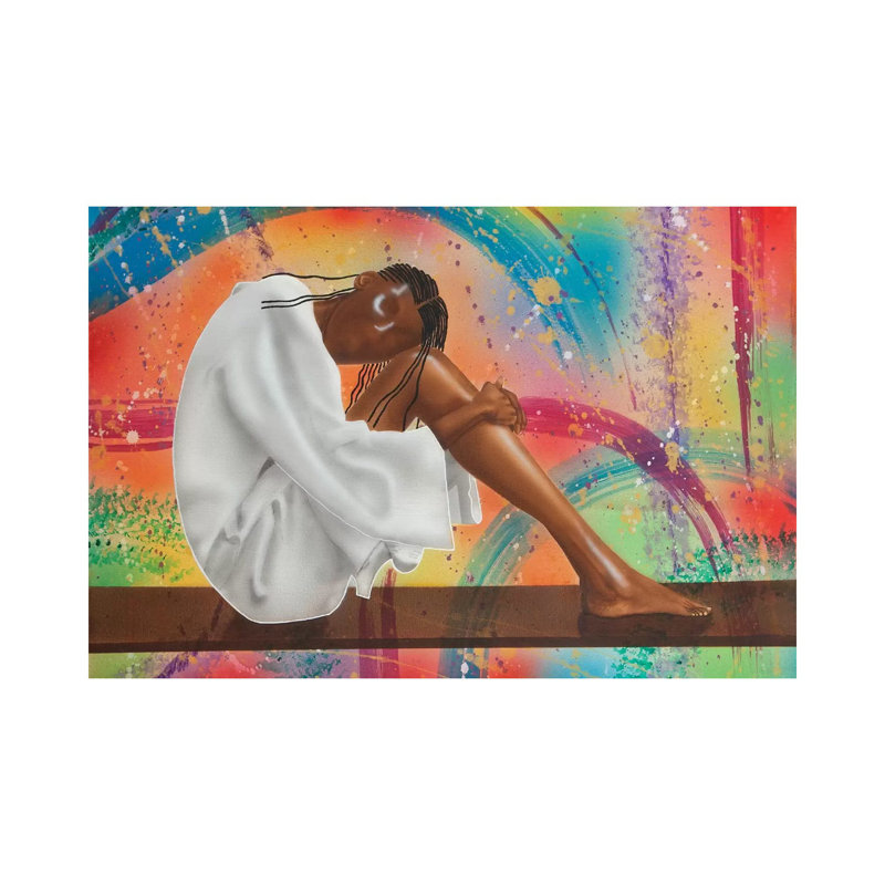 The Thinker by Fred Odle - Wrapped Canvas Print, 20.32 cm H x 30.48 cm W