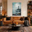 Phare sur falaise rocheuse surplombant l'océan - Toile murale d'Halloween-2035486976