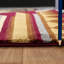 2 pi 7 po Tapis X 3 Lodge, polypropylène rouge, tapis en polypropylène décoloré, po, étonnant-1474842586