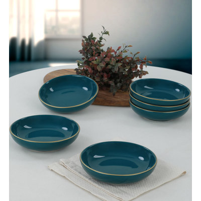 Premium Ceramic Sauce Bowl Set, Petrol Blue, 5.1 x 5.1 x 1.3 inches | 100% Ceramic, Antibacterial, Easy to Clean, Thermal Shock Resistant | Dishwasher & Microwave Safe, Perfect for Serving & Dipping