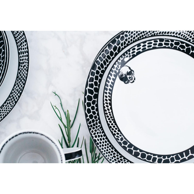Piece Ceramic Dinnerware Set - Service for 4