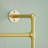 Shaylee 24'' Metal Industrial Pipe Clothing Rack