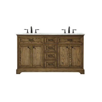 Ensemble de meuble-lavabo double 60 po Hermes