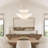 5-Light Dimmable Adjustable Height Tiered Chandelier