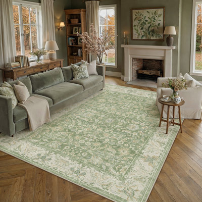 Nestiva Oriental Machine Washable Area Rug