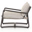 Chaise de patio en teck avec coussins Shea-1001018469-1001018470