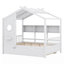 Lit de maison double Asako
