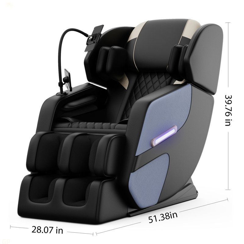 Fauteuil de massage inclinable sans gravité avec pression d'air corporelle complète