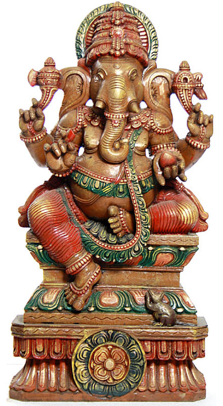 Tryakshara Ganesha