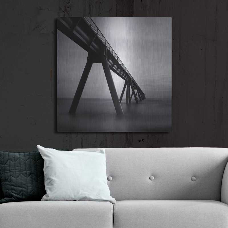 "Wharf De La Salie" par Nina Paponcek, H 36 po x l 36 po