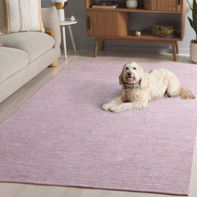 Truckee Handtufted Recycled Cotton & Viscose Rug in Pink